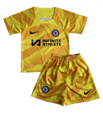 Chelsea Portero Tercera Equipación Niños 2023-24 Manga Corta (+ Pantalones cortos)